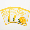 Тканевая маска для лица с экстрактом манго REAL MANGO ESSENCE MASK 23мл Картинка №1