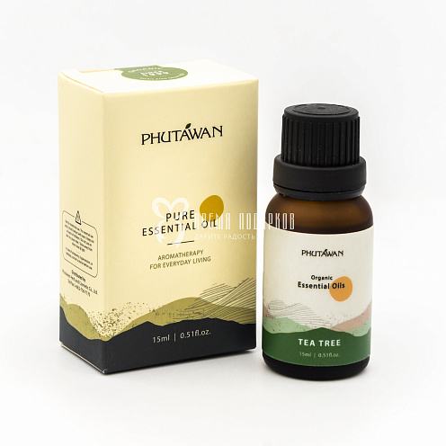 Эфирное масло чайного дерева PHUTAWAN ESSENTIAL OIL ORGANIC TEA TREE 15ml Картинка №20
