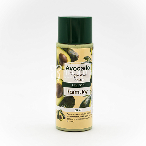 Антивозрастная эмульсия с экстрактом авокадо FARMSTAY AVOCADO PREMIUM PORE EMULSION 50ml Картинка №20