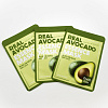 Тканевая маска для лица с экстрактом авокадо REAL AVOCADO ESSENCE MASK 23мл Картинка №1